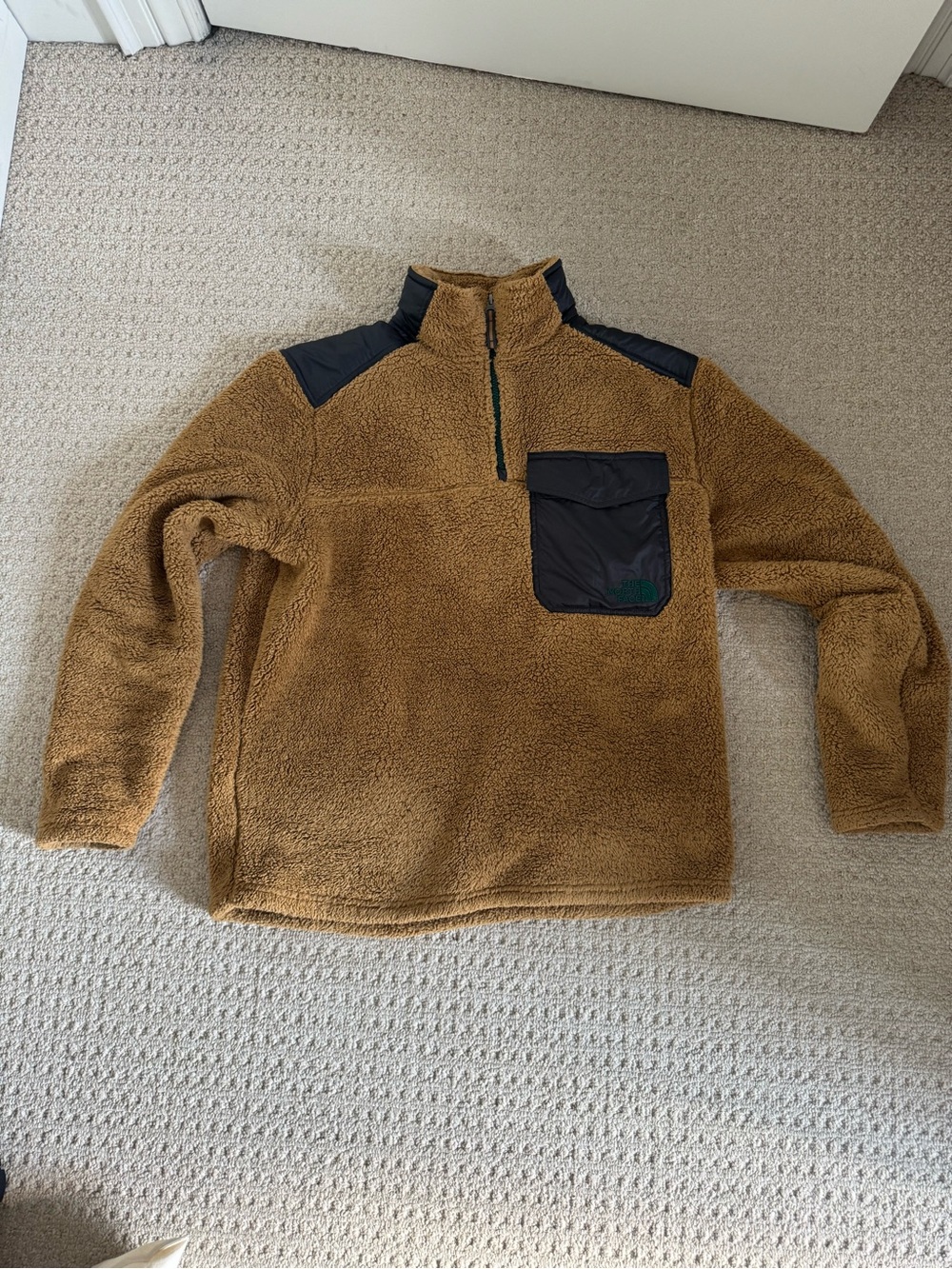 The North Face Gold Sherpa Sweater